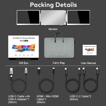 LaptopMonitors™ S10 15.6 inch big size laptop monitor extender