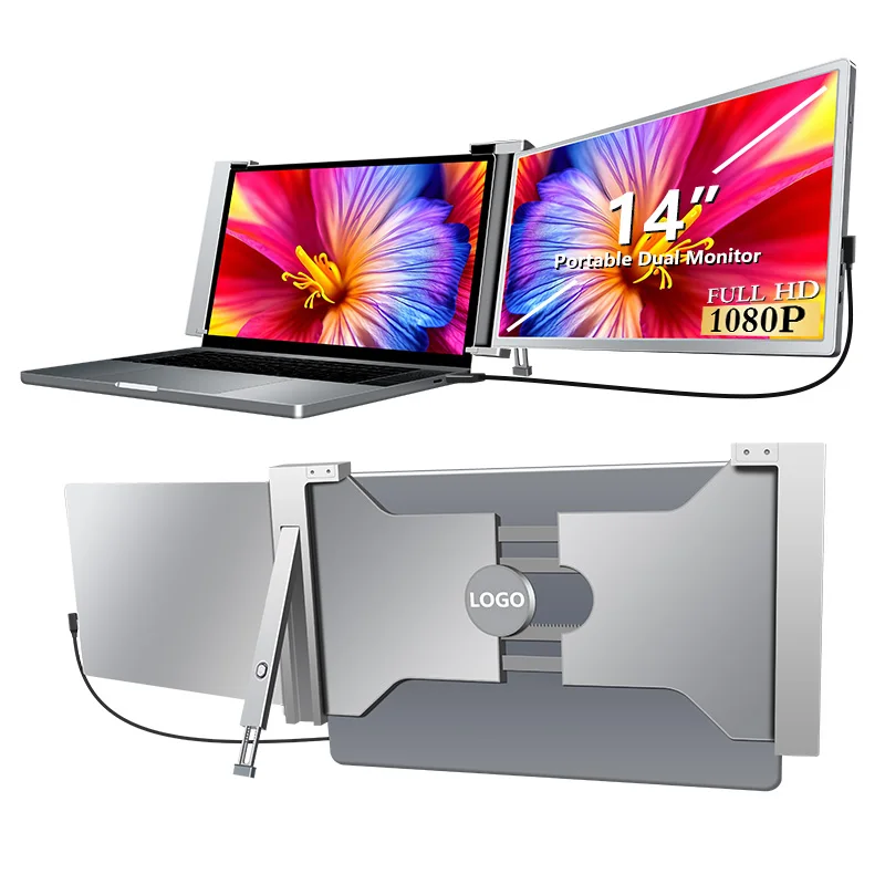 14 Flexible Dual Screen Monitor