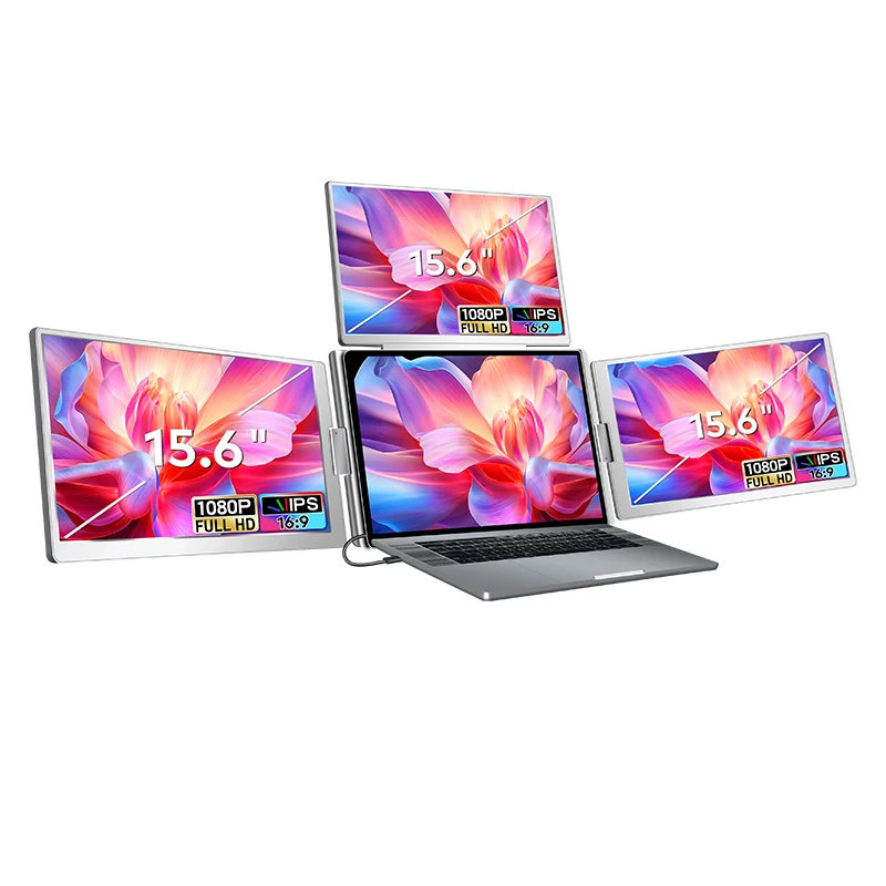 15 Inch Portable 4 Screen