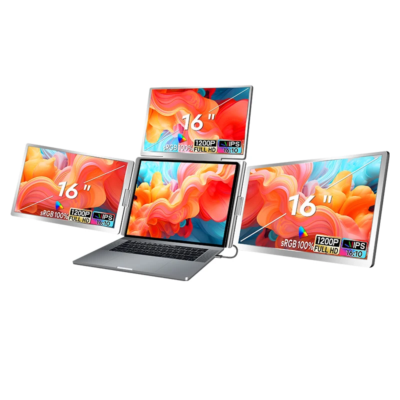 16 inch 4 screen laptop extender
